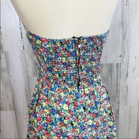 Minkpink Strapless Smocked Mini Dress Size Large - Picture 10 of 10